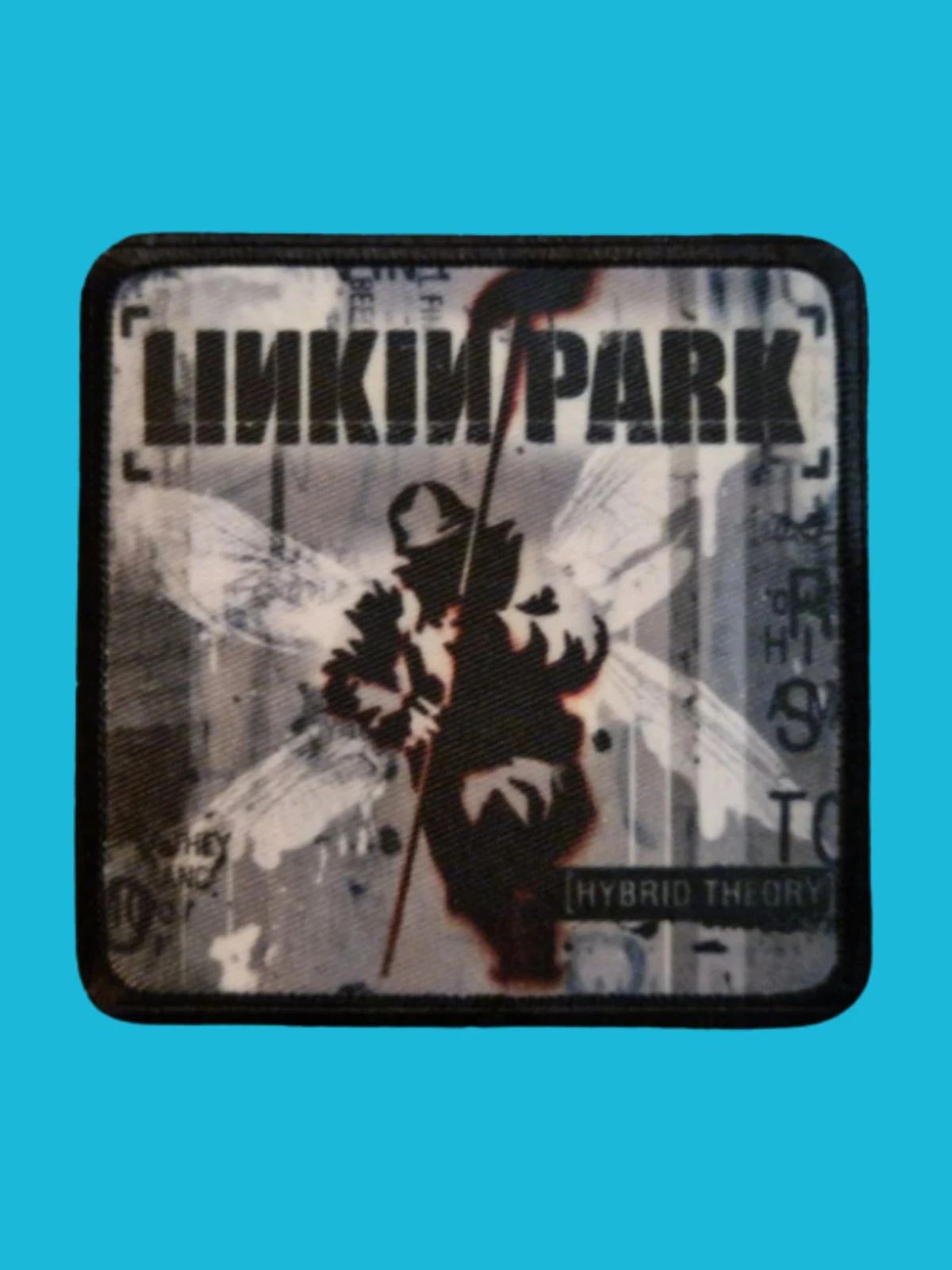 Patch Linkin Park - Hybrid Theory - Imprimé - Carré de 7,5 x 7,5 centimètres